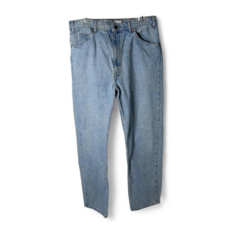 Levi's 505 Made in USA Orange Tab Jeans 38x32‎ Regular Fit Straight Leg